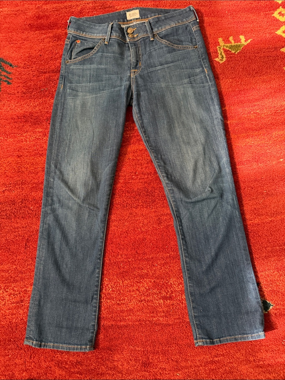 Hudson Jeans Women's Straight Leg Jeans - Blue Wash